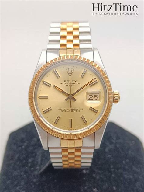 rolex 1505 two tone|rolex oyster perpetual 15053 price.